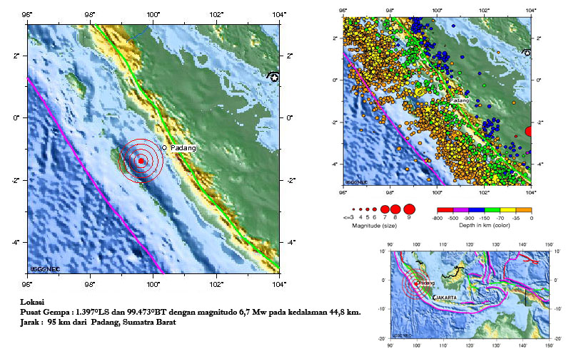 Gerakan Sesar Mentawai Diperkirakan Penyebab Gempa di Mentawai